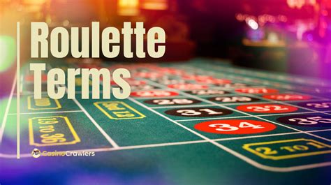 roulette glossary